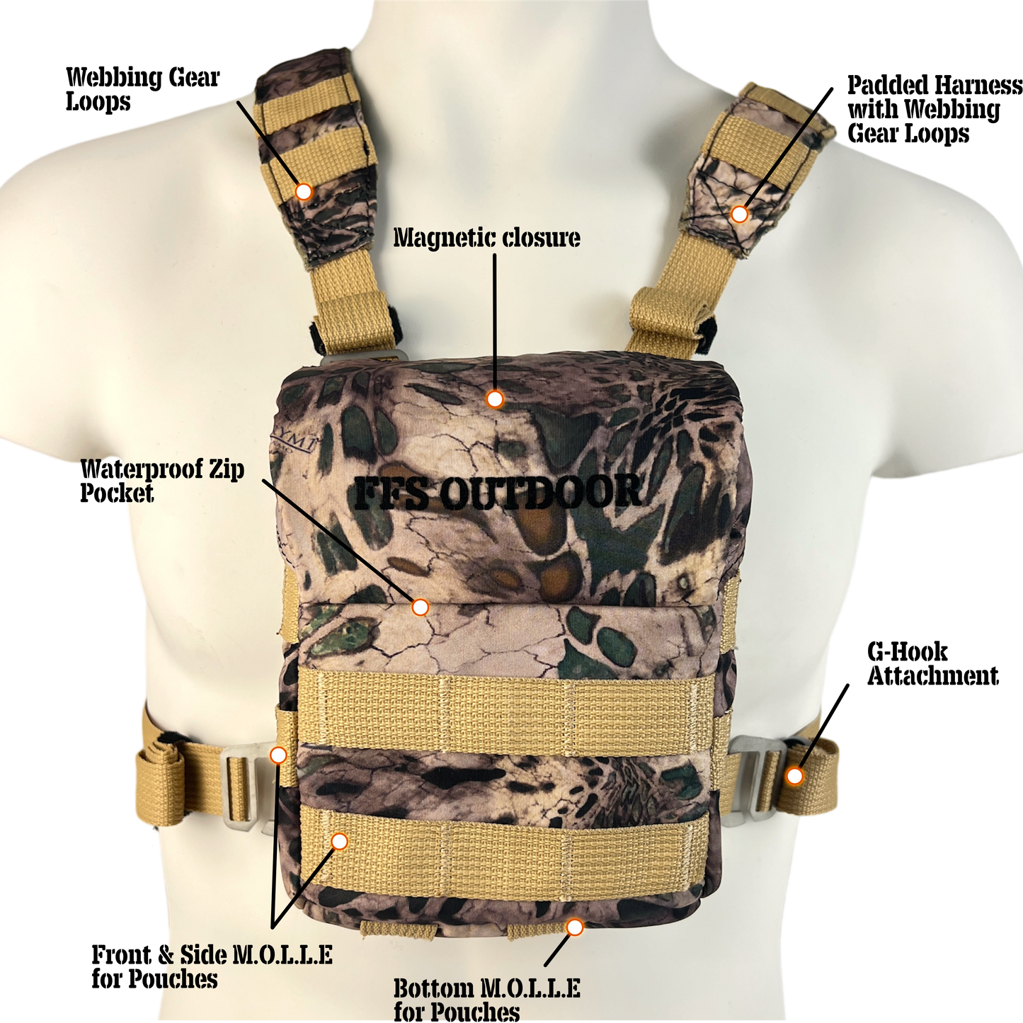 Impi Binocular chest pack and harness - Black Friday Sale